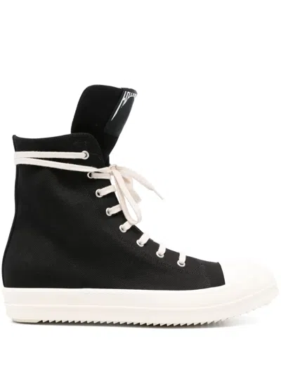 Rick Owens Drkshdw Hollywood Sneakers In Black