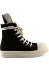 Rick Owens Drkshdw Drkshdw By Rick Owens Hollywood High Top Sneakers Black And Milk In Black
