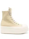 Rick Owens Drkshdw Double Bumper High Top Casual Shoes In Neutrals