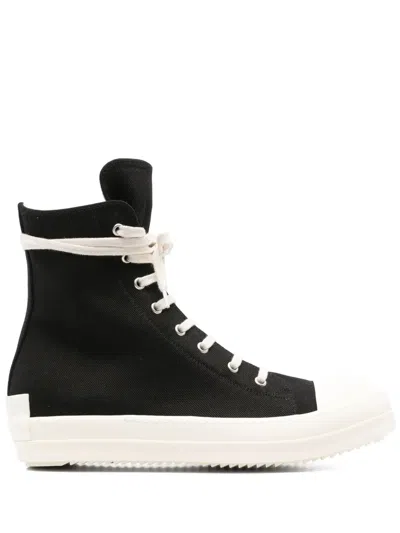 Rick Owens Drkshdw Hollywood Sneakersblack In Black