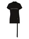 Rick Owens Drkshdw Hollywood Star-embellished T-shirt In Black
