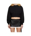 Rick Owens Drkshdw Black Hollywood Tatlin Sweatshirt In Black