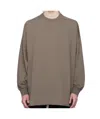 Rick Owens Drkshdw Hollywood Tommy Long Sleeve T-shirt In Gray