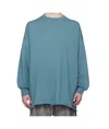 Rick Owens Drkshdw Blue Hollywood Tommy Hustler T-shirt In Blue