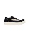 Rick Owens Drkshdw Retro Low-top Sneakers With Shark Tooth Caps In Black  