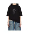 Rick Owens Drkshdw Hollywood Walrus T-shirt In Black