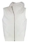 Rick Owens Drkshdw Hooded Bodywarmer In White