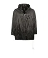 Rick Owens Drkshdw Hooded Casual Jacket In Black