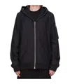 Rick Owens Drkshdw Gimp Flight Jacket In Black