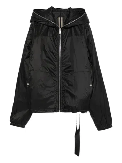 Rick Owens Drkshdw Hooded Jacket In Black