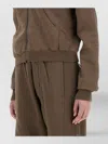 Rick Owens Drkshdw Hooded Knitwear With Ribbed Cuffs And Side Pockets