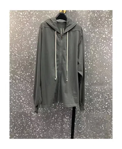 Rick Owens Drkshdw Hooded Long-sleeved Sweater In Black