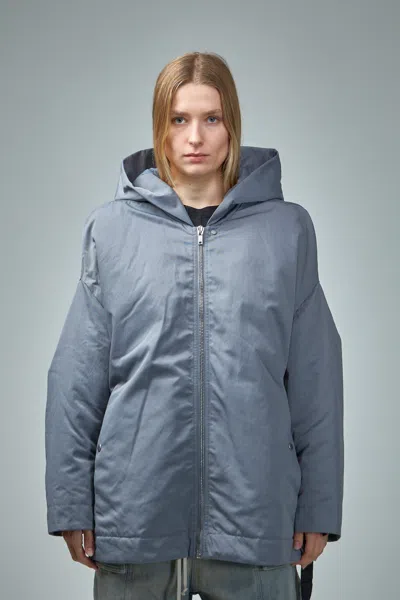 Rick Owens Drkshdw Hooded Peter Jacket In Grey