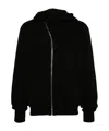 Rick Owens Drkshdw Mens Black Jumbo Gimp Relaxed-fit Cotton-jersey Hoody In Black