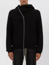 Rick Owens Drkshdw Hooded Sweater Kangaroo Pocket In Black