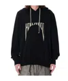 Rick Owens Drkshdw Drkshdw By Rick Owens Oversized Hoodie Black And Milk In Black