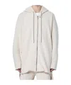 Rick Owens Drkshdw Hooded Sweatshirt In White