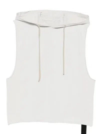 Rick Owens Drkshdw Hooded Tinic In White