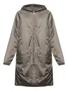 Rick Owens Drkshdw Long-sleeved Cotton Jacket In Gray