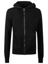 Rick Owens Drkshdw Hoodie Zipped Down In Black