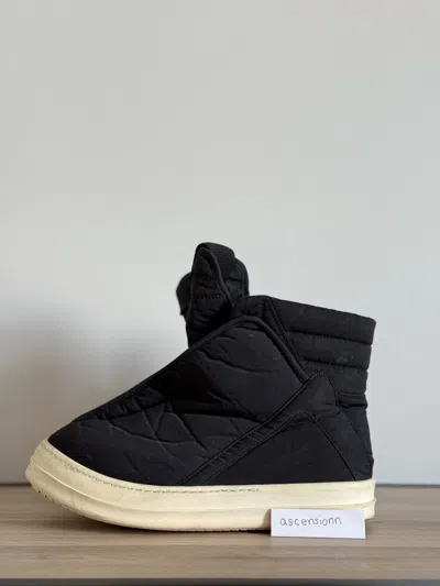 Pre-owned Rick Owens Drkshdw Hoof Dunk Shoes In Black