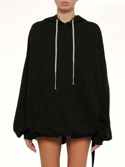 Rick Owens Drkshdw Hun Hoodie In Black