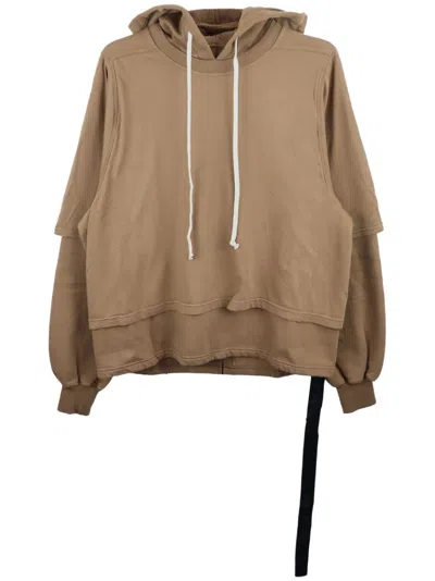Rick Owens Drkshdw Hustler Hoodie In ブラウン