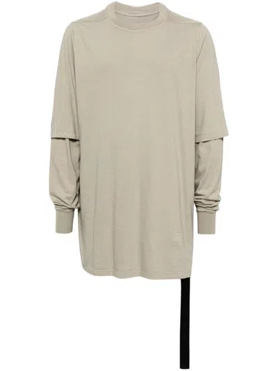 Rick Owens Drkshdw Hustler T-shirt In Neutrals