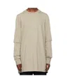 Rick Owens Drkshdw Hustler T-shirt In Nude