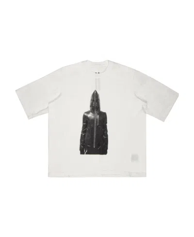 Rick Owens Drkshdw Illustration-print Cotton T-shirt In White
