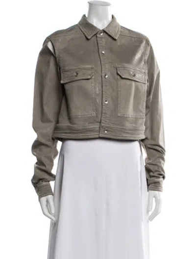 Pre-owned Rick Owens Drkshdw Jacket In Neutral