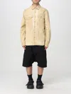 Rick Owens Drkshdw Hollywood Overshirt In Beige