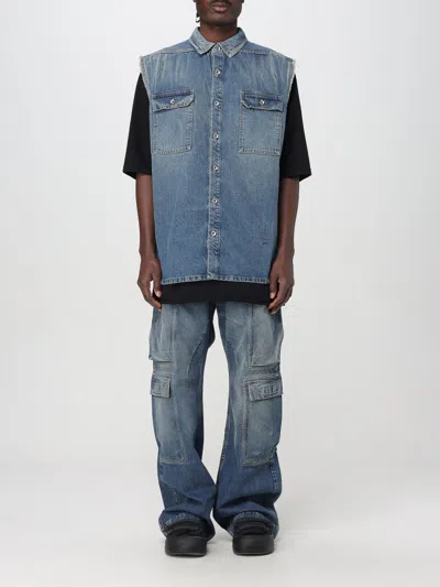 RICK OWENS DRKSHDW JACKET RICK OWENS DRKSHDW MEN COLOR INDIGO,G79458109
