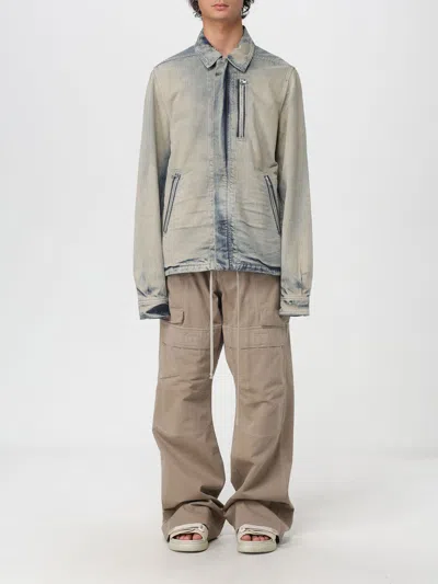 Rick Owens Drkshdw Jacket  Men Color Pearl In Blue