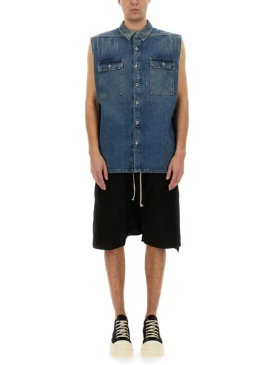 RICK OWENS DRKSHDW RICK OWENS DRKSHDW 'SL TOMMY JUMBO' SHIRT