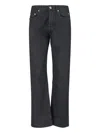 Rick Owens Drkshdw Straight Leg Trousers With Belt Loops Detail In Black