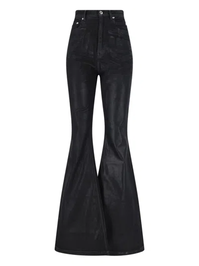 Rick Owens Drkshdw Jeans In Black