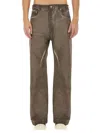 Rick Owens Drkshdw Jeans "geth" In Grey