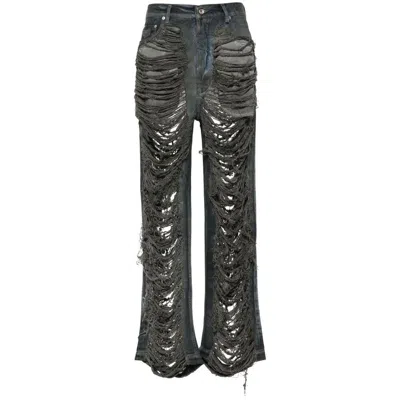 Rick Owens Drkshdw Jeans In Grey