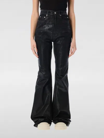 RICK OWENS DRKSHDW JEANS RICK OWENS DRKSHDW WOMAN COLOR BLACK,G61845002