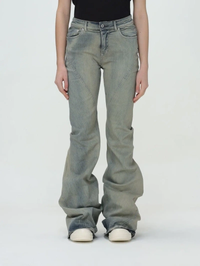 Rick Owens Drkshdw Bias Bootcut In Blue