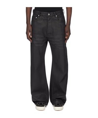 Rick Owens Drkshdw Jeans With Belt Loops In Black