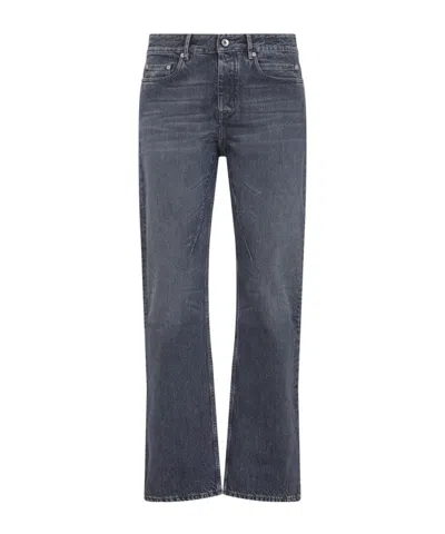 RICK OWENS DRKSHDW WASHED-FINISH JEANS