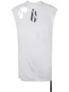 Rick Owens Drkshdw Jersey T-shirt In White