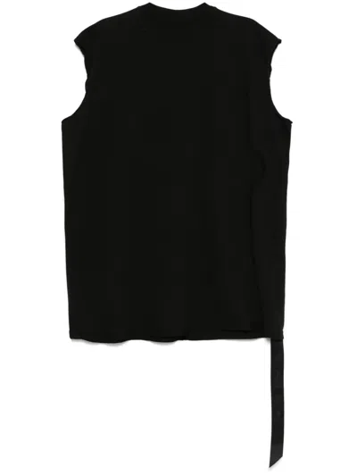 Rick Owens Drkshdw Jersey-texture Tank Top In Black