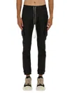 Rick Owens Drkshdw Jogger Pants "mastodon" In Black