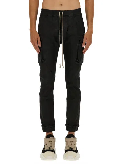 Rick Owens Drkshdw Jogger Pants "mastodon" In Black