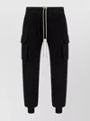 Rick Owens Drkshdw Joggers Elastic Waistband Cargo Pockets