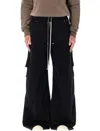 Rick Owens Drkshdw Drkshdw By Rick Owens Relaxed Fit Wide Leg Pants In Black