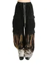 Rick Owens Drkshdw Jumbo Belas Cargo Jeans In Black